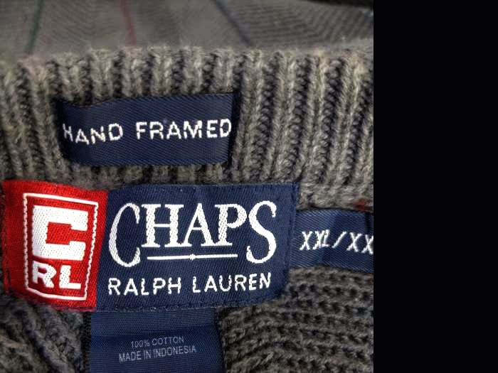 CHAPS RALPH LAUREN(チャップスラルフローレン)HAND FRAMED ロゴ