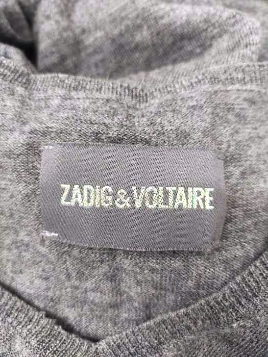 Zadig amp; Voltaire(ザディグエヴォルテール)裾切替え ウールVネックニット – サステナブルなECサイト サステナモール
