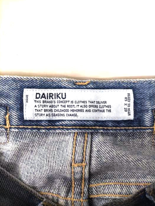 DAIRIKU(ダイリク)22SS BOY MEETS GIRL Coating Slim Denim Pants