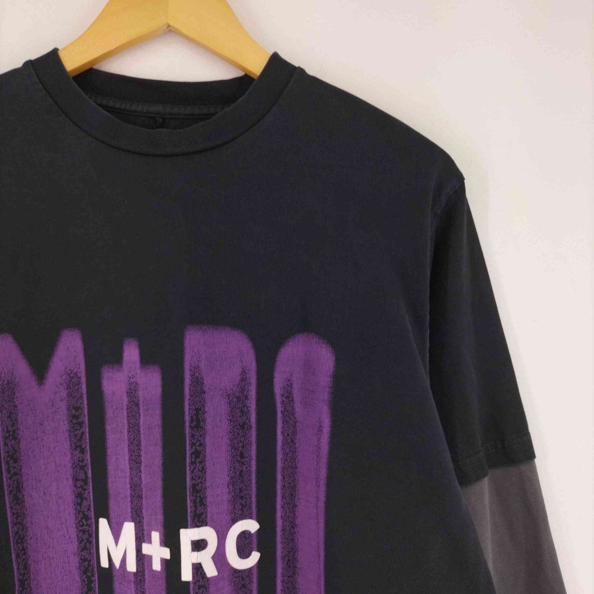 M+RC NOIR(マルシェノア)レイヤードカットソー ロングスリーブTシャツ 
