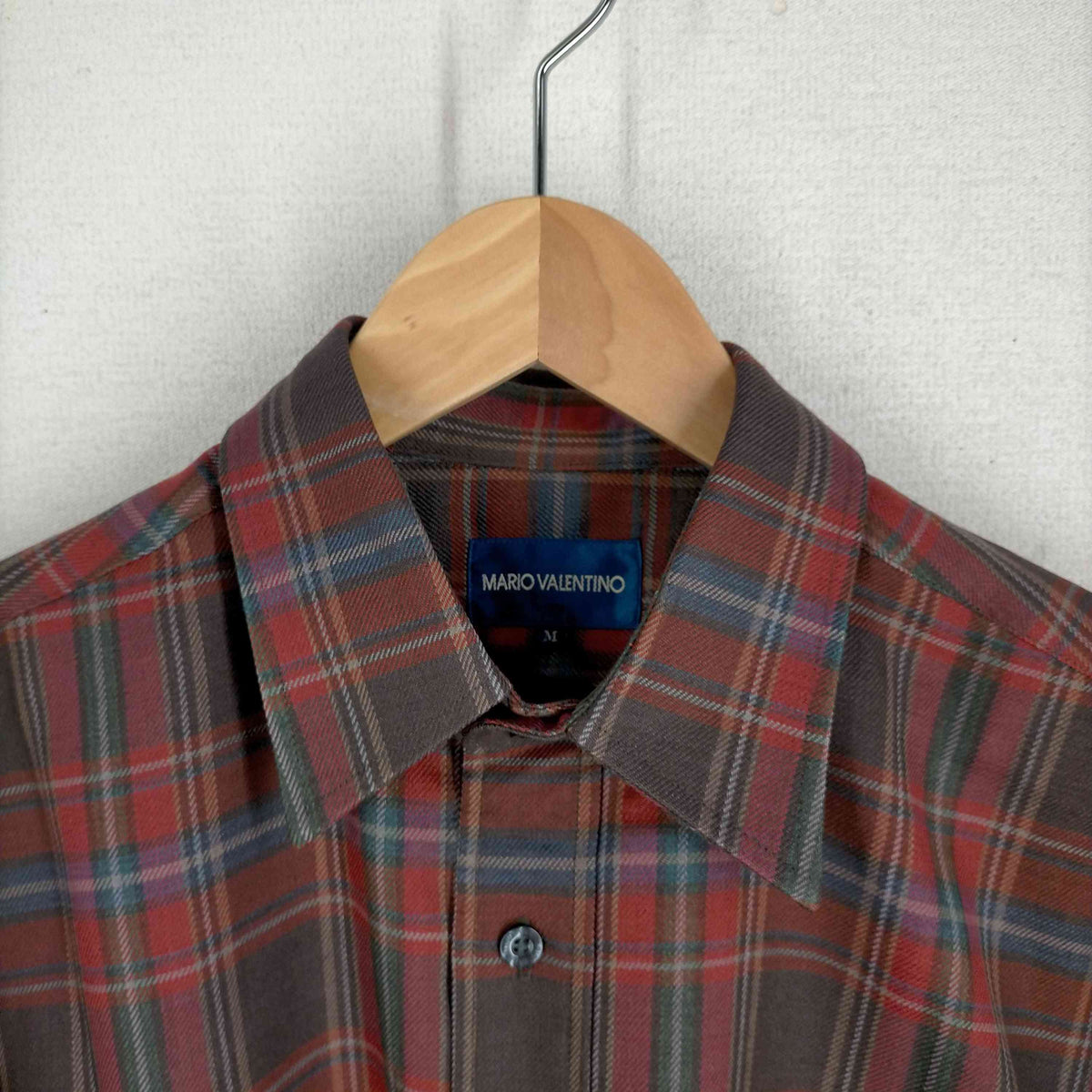 MARIO VALENTINO(マリオバレンチノ)ロングスリーブチェックシャツ