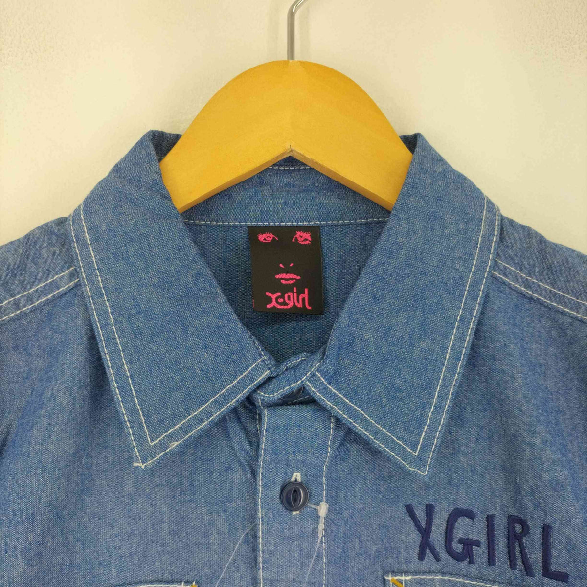 x-girlデニムシャツ