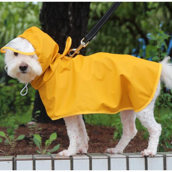 犬用 レインコート L ポンチョ 雨具 散歩  着脱簡単 ペット用  カッパ - 3