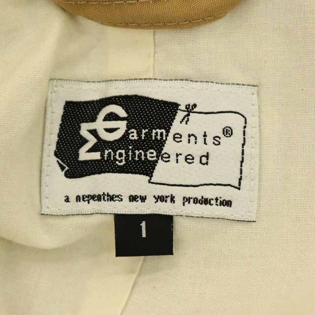 Engineered Garments(エンジニアードガーメンツ)スプリングコート 薄手 ミドル丈 1 茶 ブラウン /CM ■OS レディース