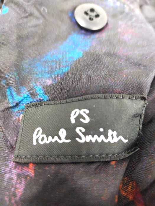 PS Paul Smith(ピーエスポールスミス)裏地グラフィック ネップ  テーラードジャケット