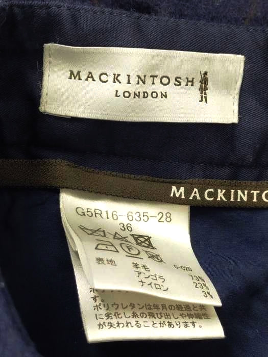 Mackintosh LONDON(マッキントッシュ ロンドン)The Essential Collection ウールアンゴラフラノパンツ