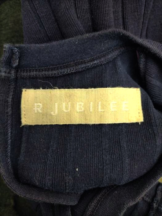 R JUBILEE(アールジュビリー)ウエストタックリブコットンンフレンチスリーブTシャツ
