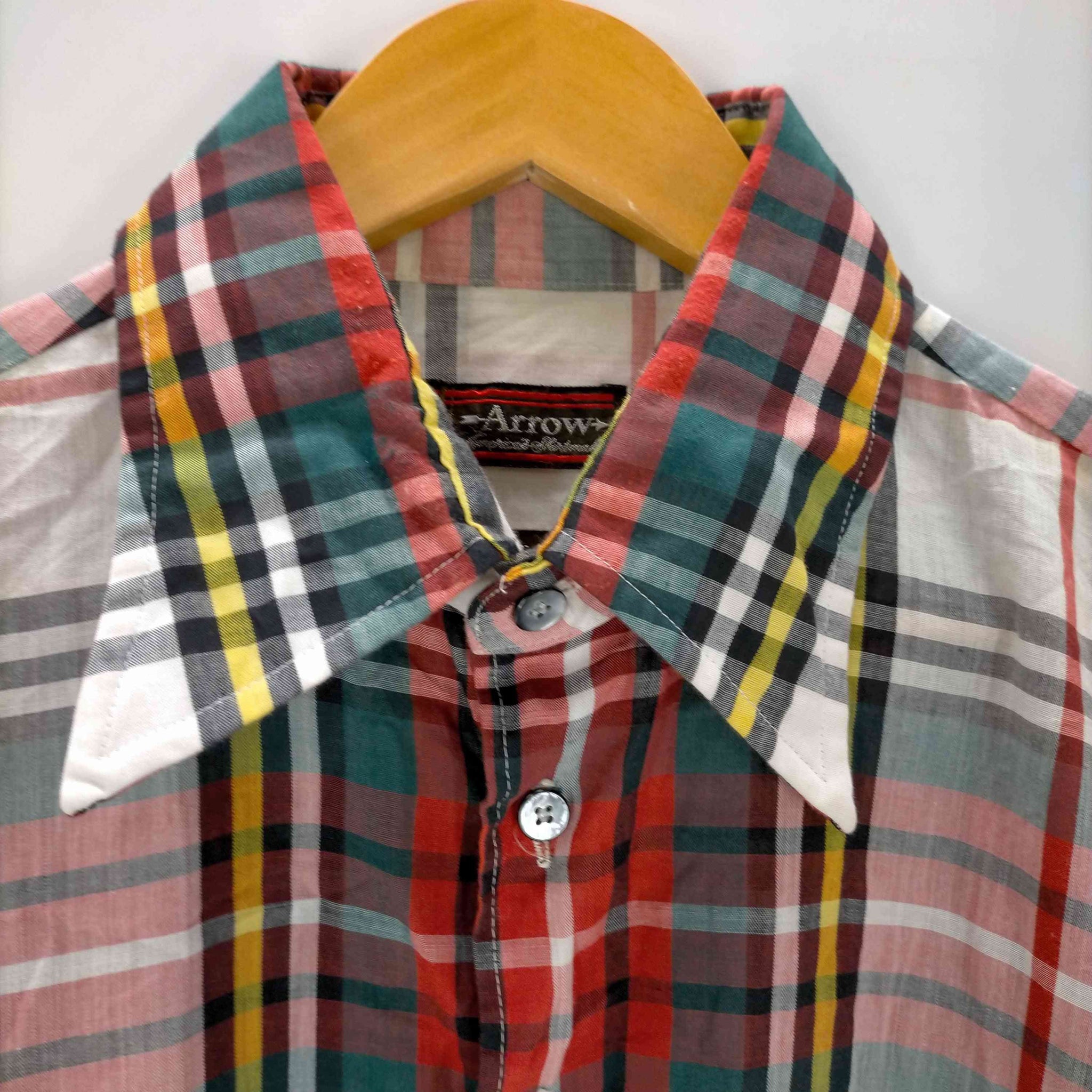 ARROW(アロー)70S マルチカラー チェックシャツ