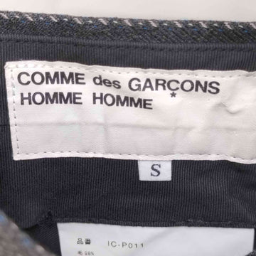 COMME des GARCONS HOMME HOMME(コムデギャルソンオムオム)AD2001 刺し子 ストライプ ウールポリスラックス