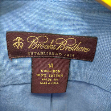 BROOKS BROTHERS(ブルックスブラザーズ)マレーシア製 半袖ボタンダウンシャツ