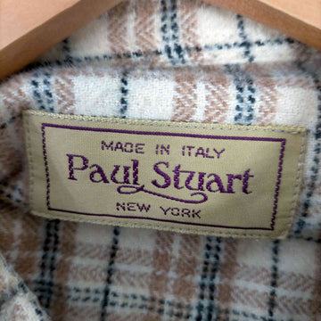 Paul Stuart(ポールスチュアート)イタリア製 チェック BDネルシャツ