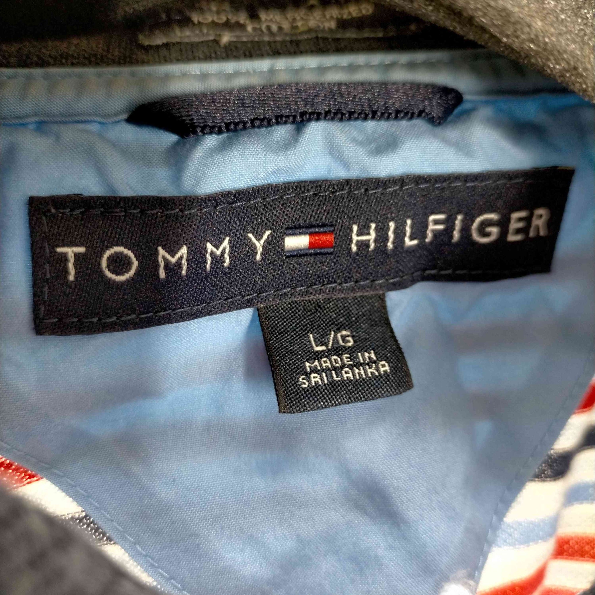 TOMMY HILFIGER(トミーヒルフィガー)ボーダー ワンポイント刺繍ポロシャツ