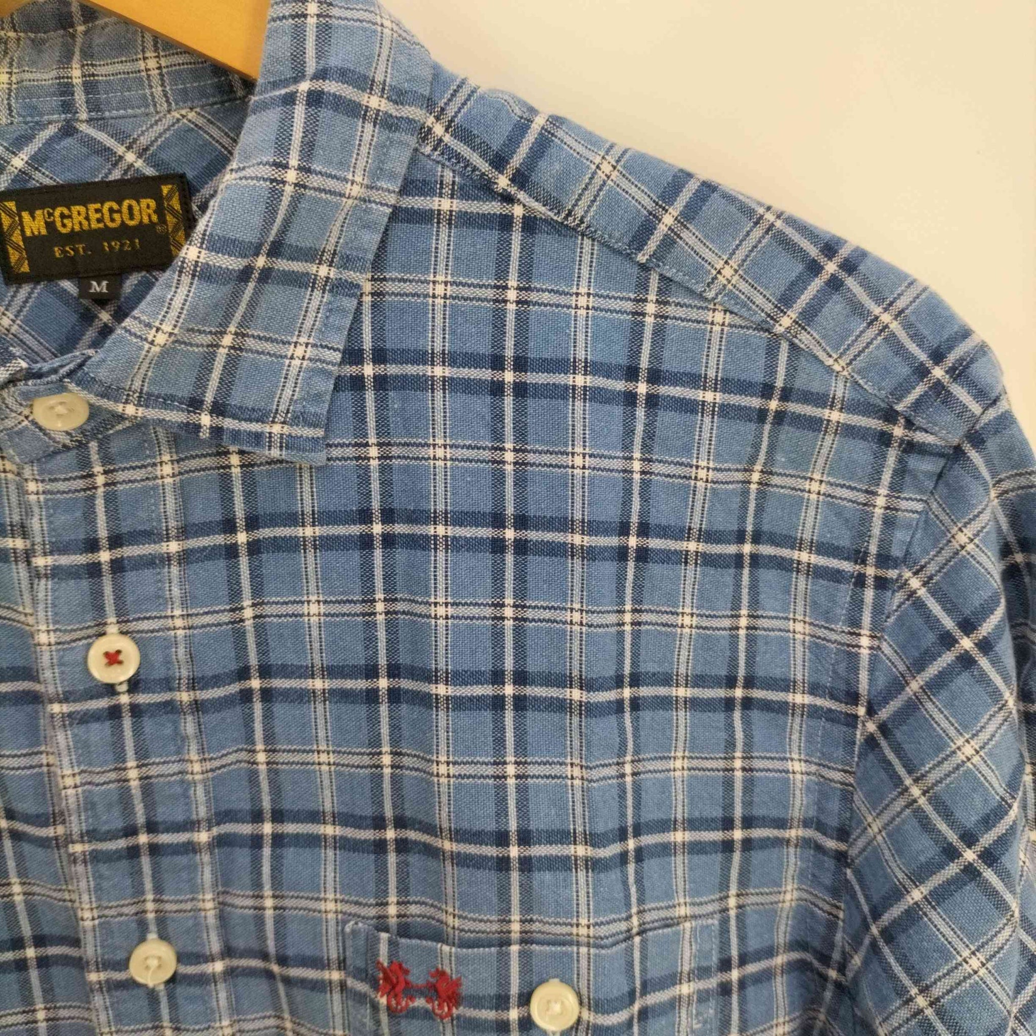 McGREGOR(マックレガー)ロゴ刺繍 タータンチェックシャツ