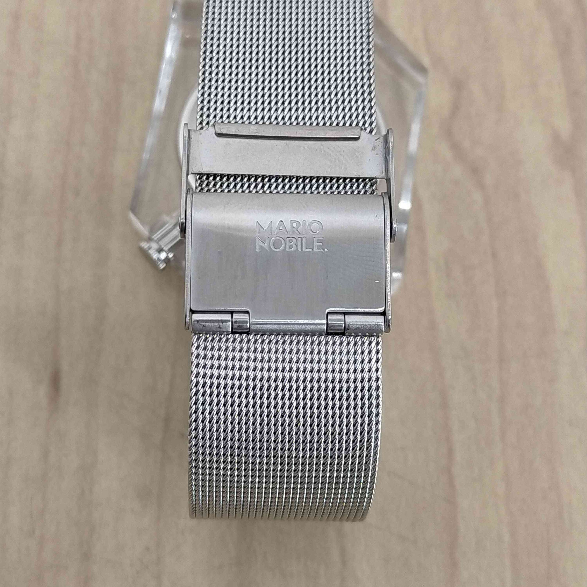 USED古着(ユーズドフルギ){{KLASSE 14}}K14 IRREGULARLY SQUARE Silver with Mesh Strap