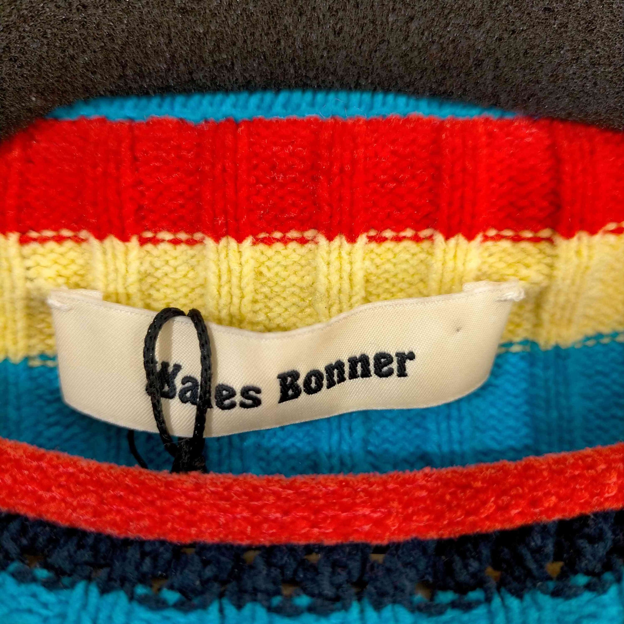 WALES BONNER(ウェールズボナー)22ss Choir Sweater ボーダーニット