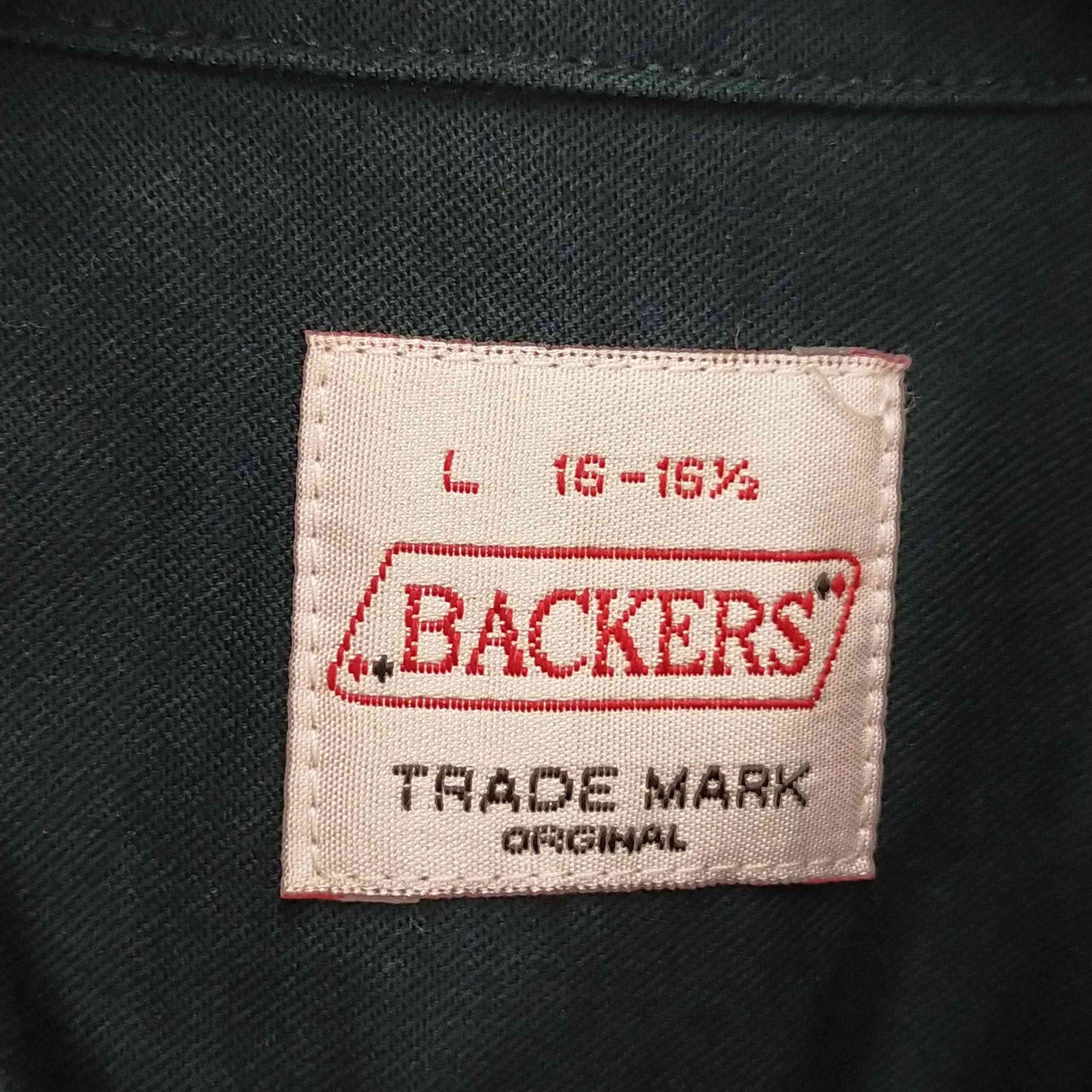 Backers(バッカーズ)ワークシャツ