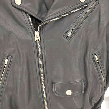 beautiful people(ビューティフルピープル)14AW shrink leather riders jacket