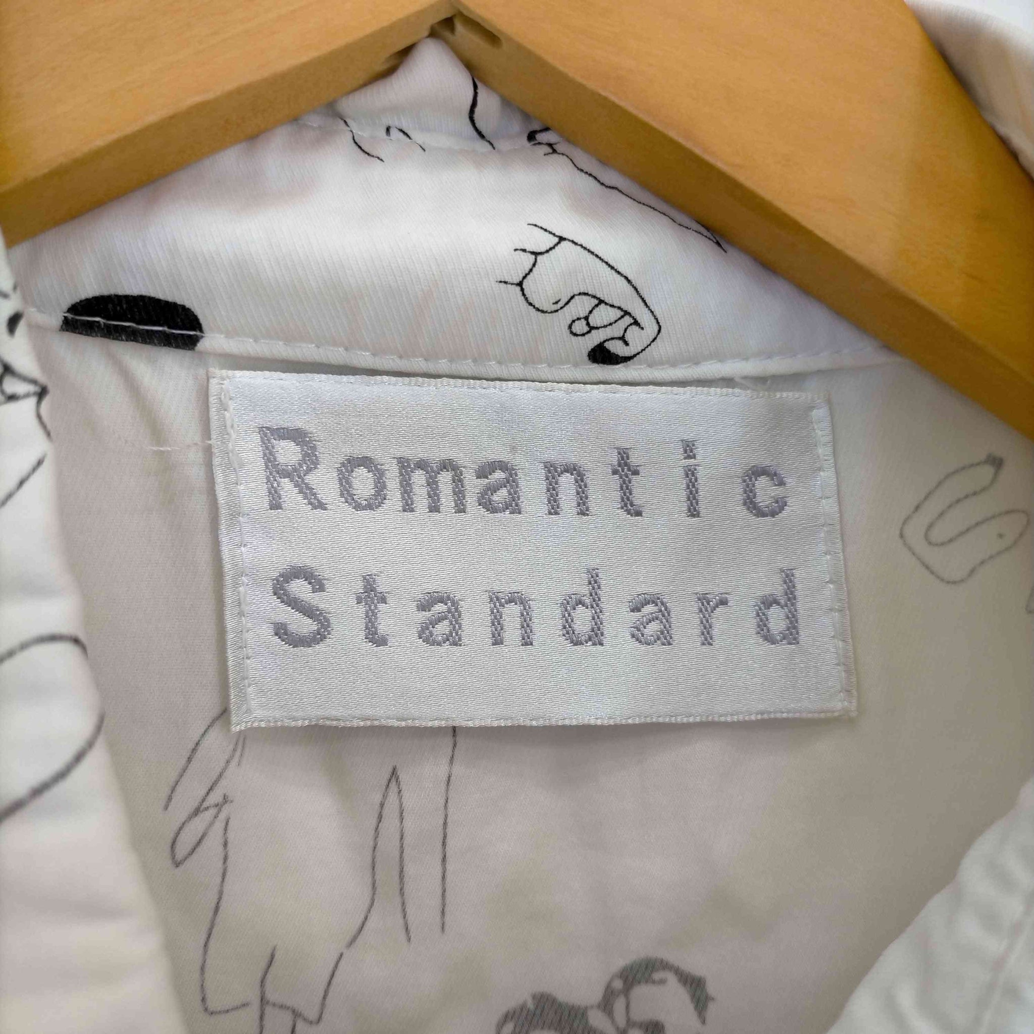 Romantic Standard(ロマンティックスタンダード)総柄ロングスリーブシャツ