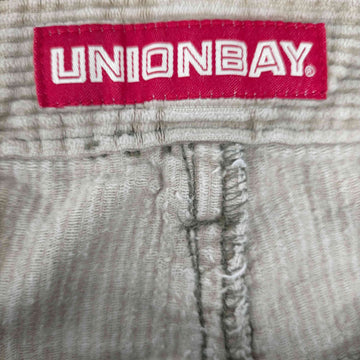 UNIONBAY(ユニオンベイ) コーデュロイストレートパンツ デザイン加工