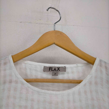 FLAX(フラックス)リトアニア製 サイドスリット リネンカットソー