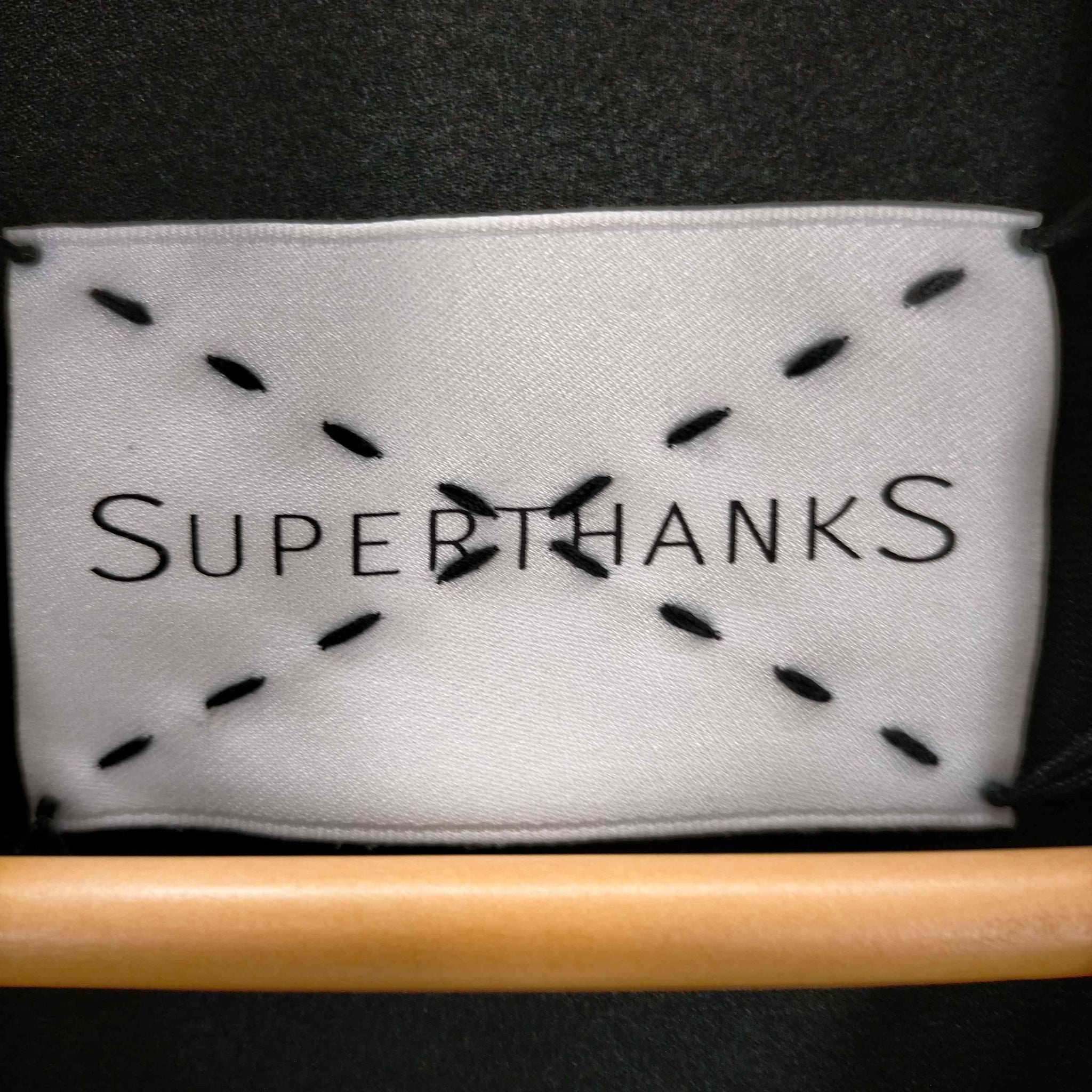 SUPERTHANKS(スーパーサンクス)スナップボタンサテンジャケット