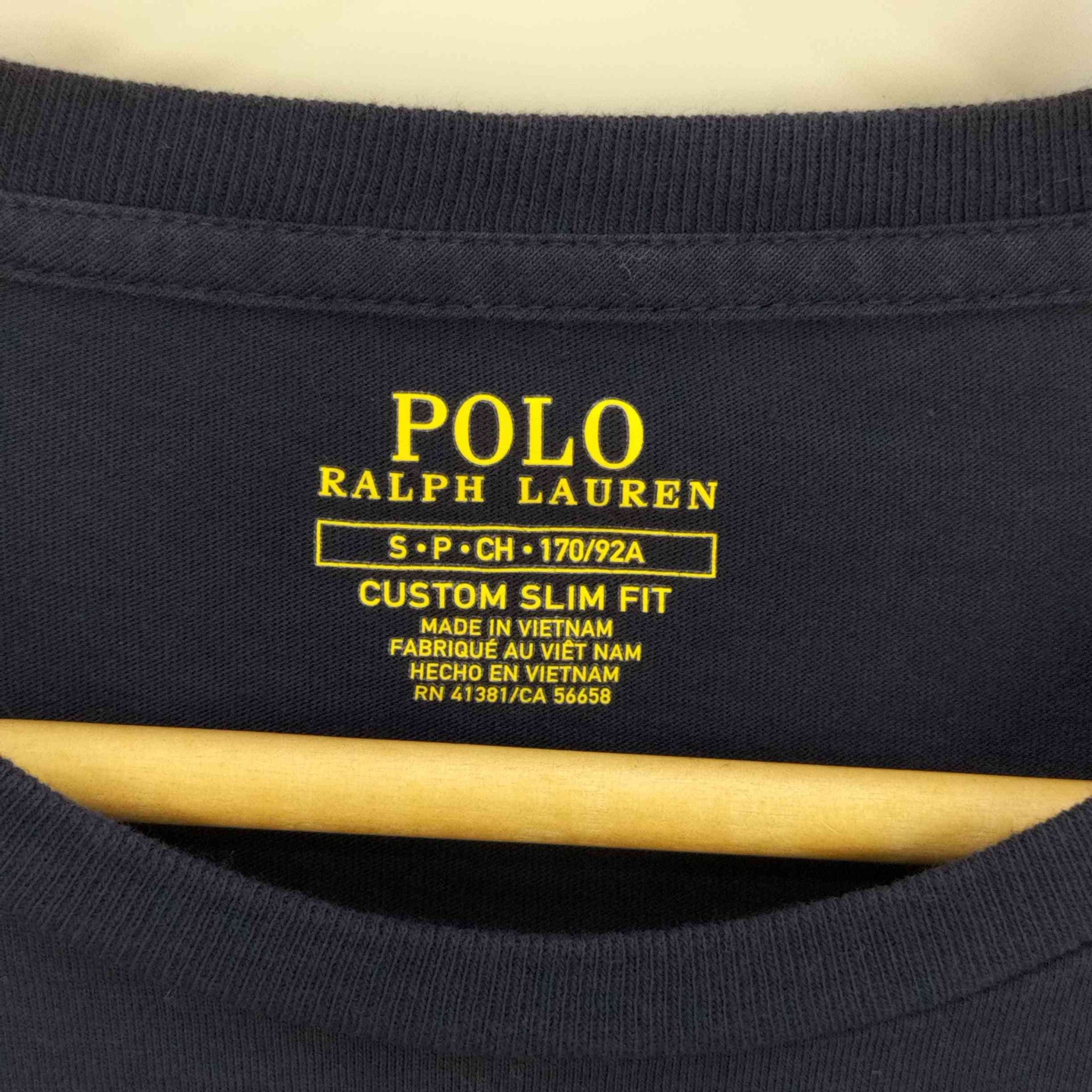 POLO RALPH LAUREN(ポロラルフローレン)CUSTOM SLIM FIT ポニー刺繍 クルーネックTシャツ