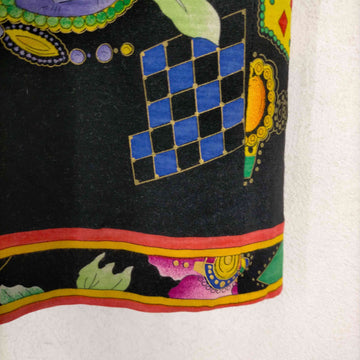 LEONARD(レオナール)シルク混ウール花柄タイトスカート