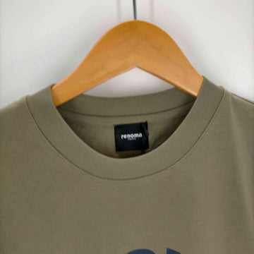 renoma(レノマ)ロゴプリントクルーネックTシャツ
