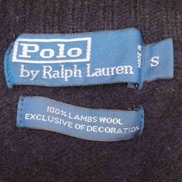 Polo by RALPH LAUREN(ポロバイラルフローレン)90S ワッペンフルジップニット