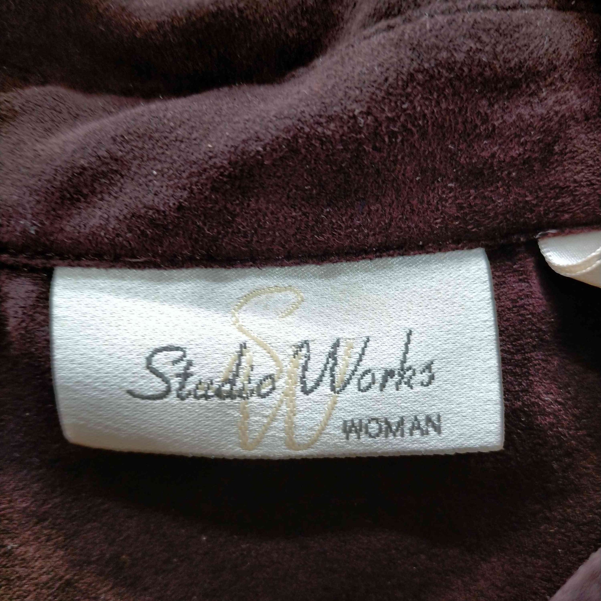 STUDIO WORKS(フルギ)90S フェイクスウェード L/Sシャツ