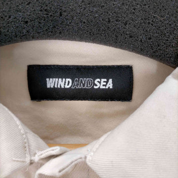 WIND AND SEA(ウィンダンシー)A32 カットオフワークシャツ