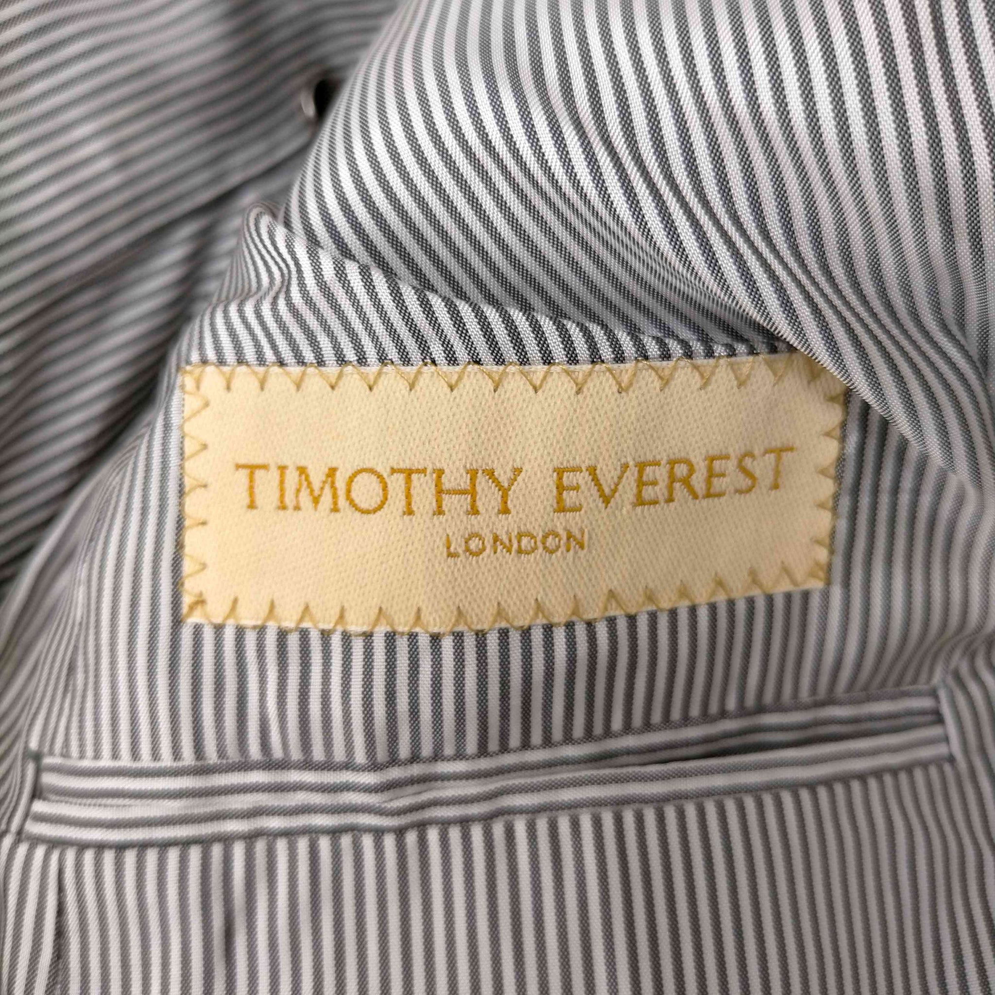 timothy everest(ティモシーエヴェレスト)ウールヘリンボーンセットアップ