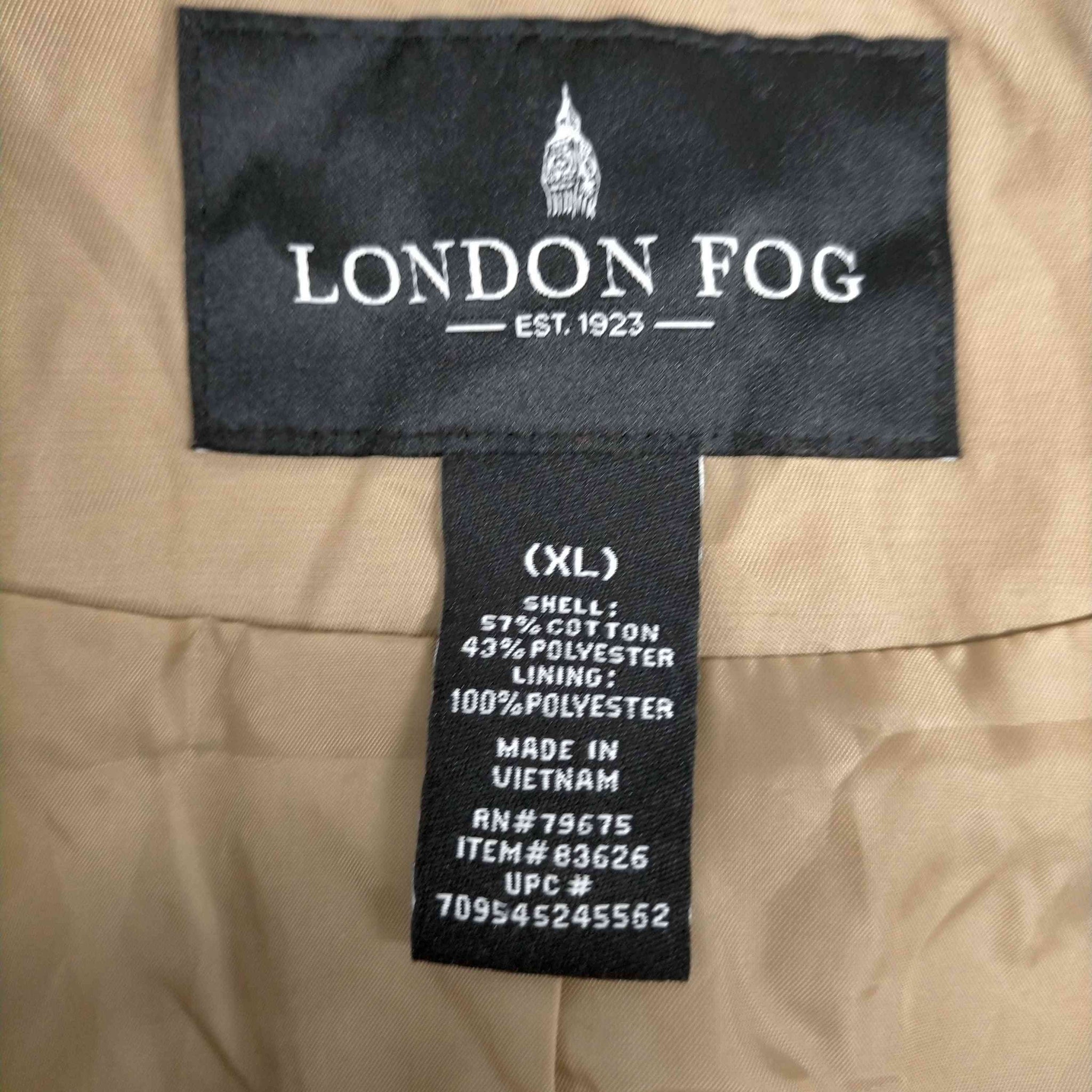 LONDON FOG(ロンドンフォグ)00S フーデッド トレンチコート
