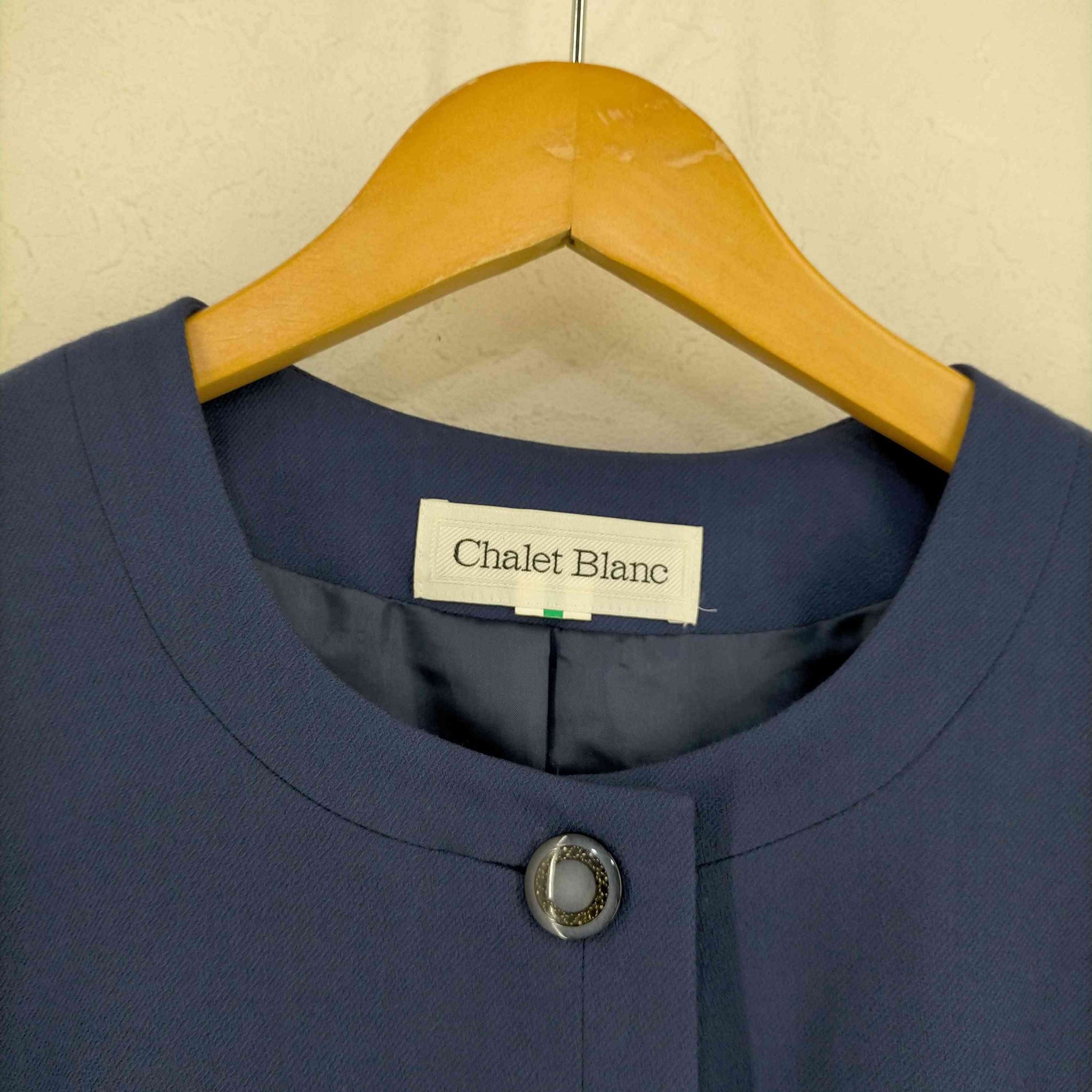 Chalet Blanc(シャレブラン)4Bノーカラージャケット