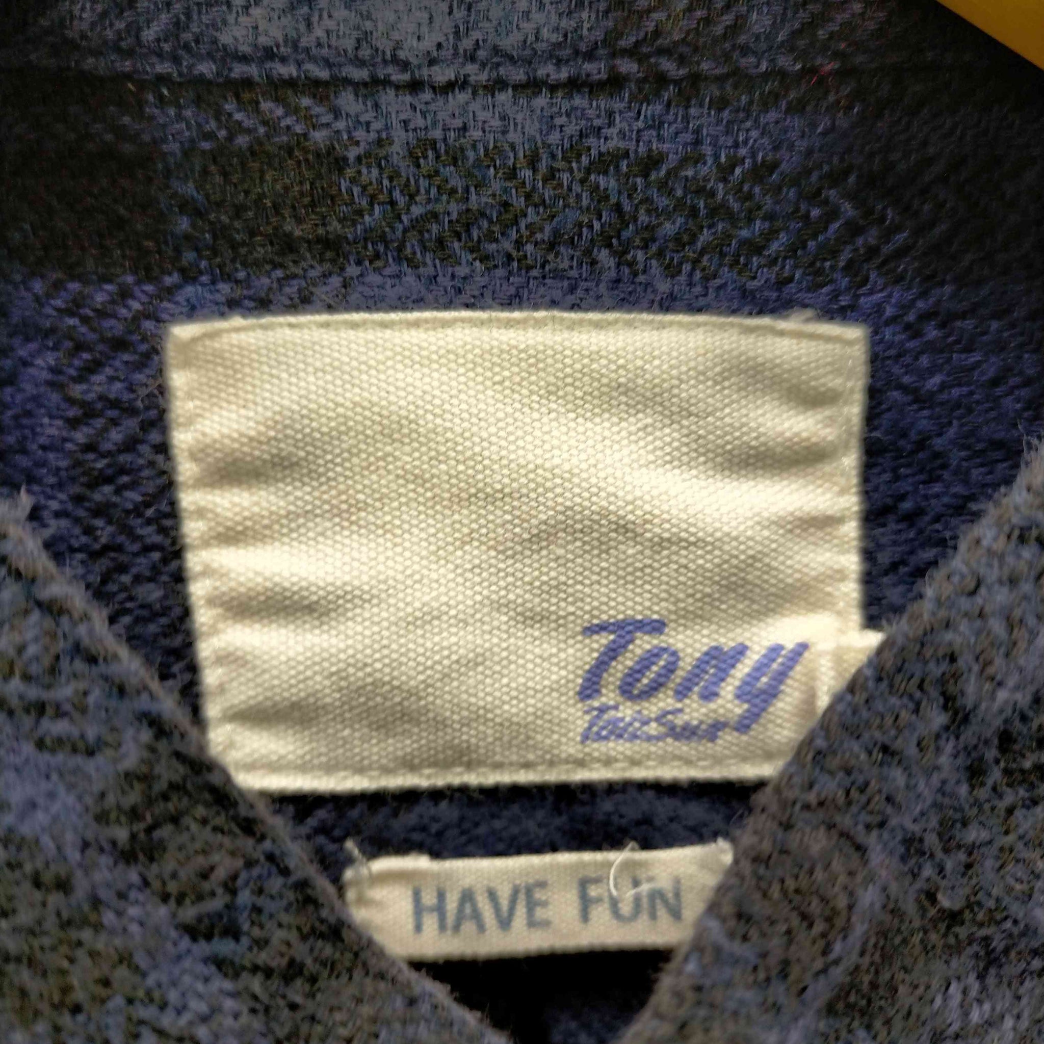 Tony Taiz sun(トニータイズサン)16AW HAVE FUN チェック バンドカラーシャツ