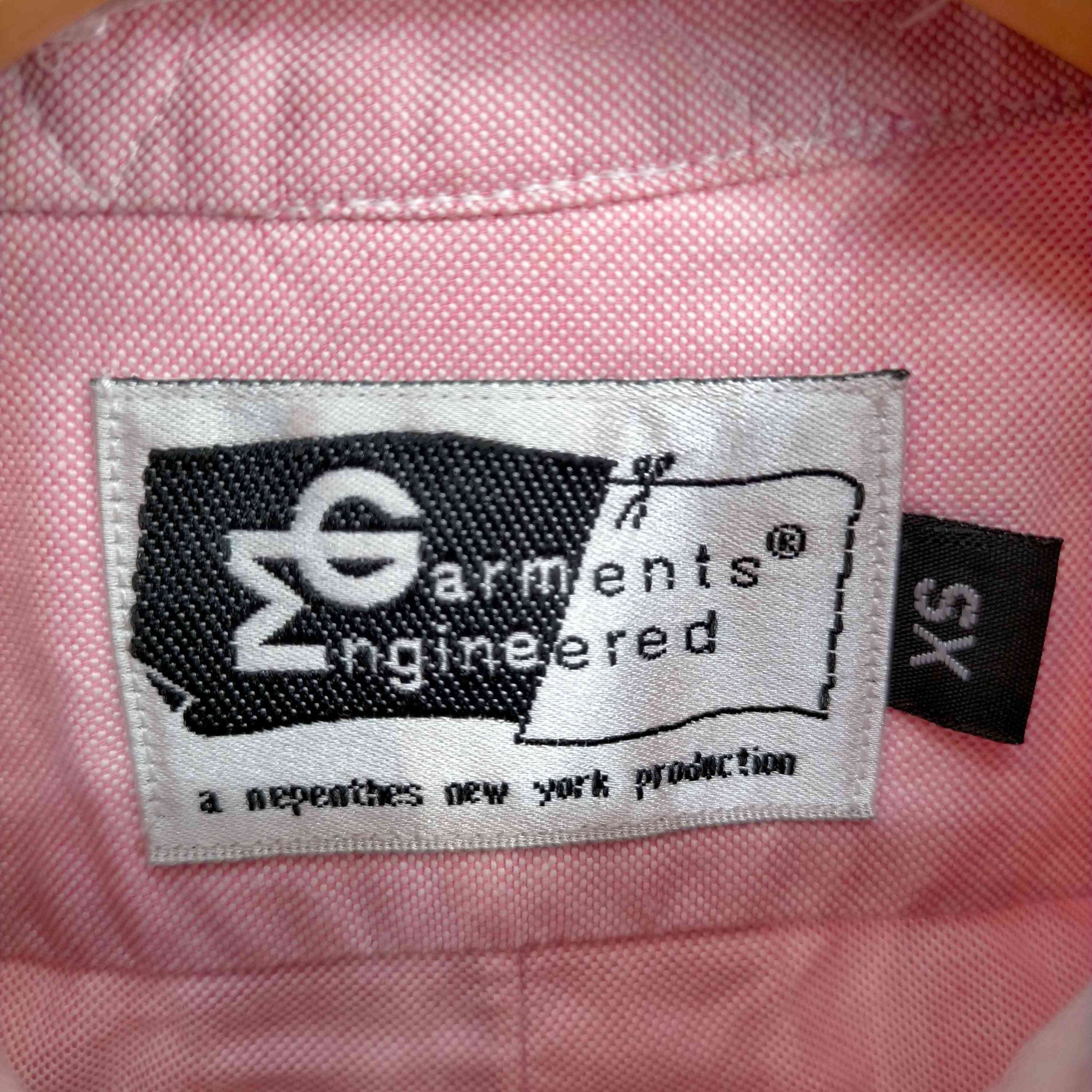 Engineered Garments(エンジニアードガーメンツ)旧タグ SINGLE NEEDLE TAILORING オフィサーシャツ