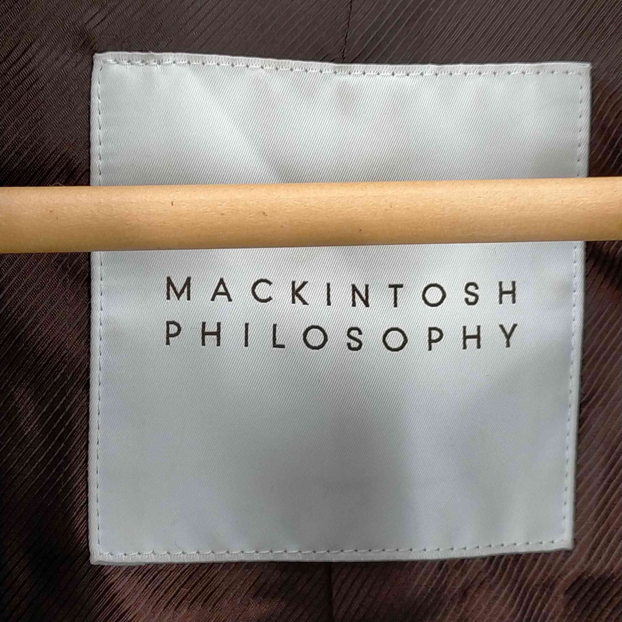MACKINTOSH PHILOSOPHY(マッキントッシュフィロソフィー)カシミヤ混 ウール ステンカラーコート