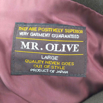 MR.OLIVE(ミスターオリーブ)THERMO LITE STRETCH TWILL ROLLING DOWN 3B NOTCHED LAPEL JACKET ジャケット