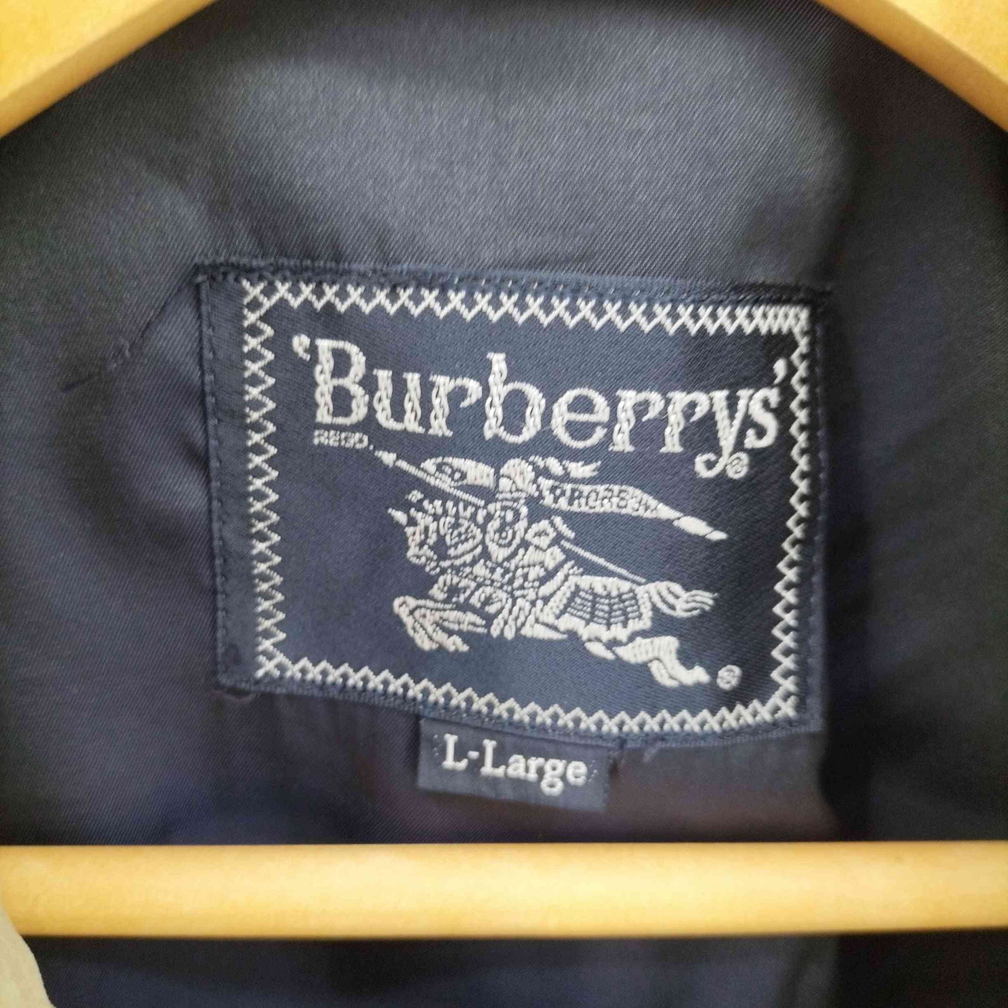 BURBERRYS(バーバリーズ)90S 比翼 ジップアップ ハーフ コート