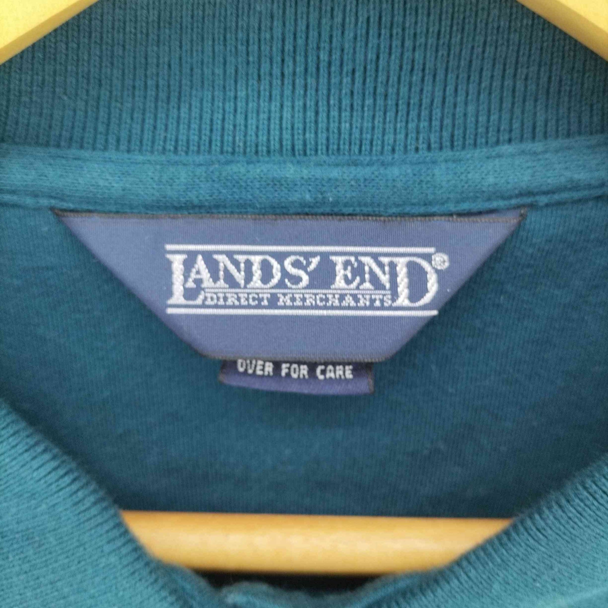 LANDS END(ランズエンド)90S 三角タグ L/S ポロ シャツ