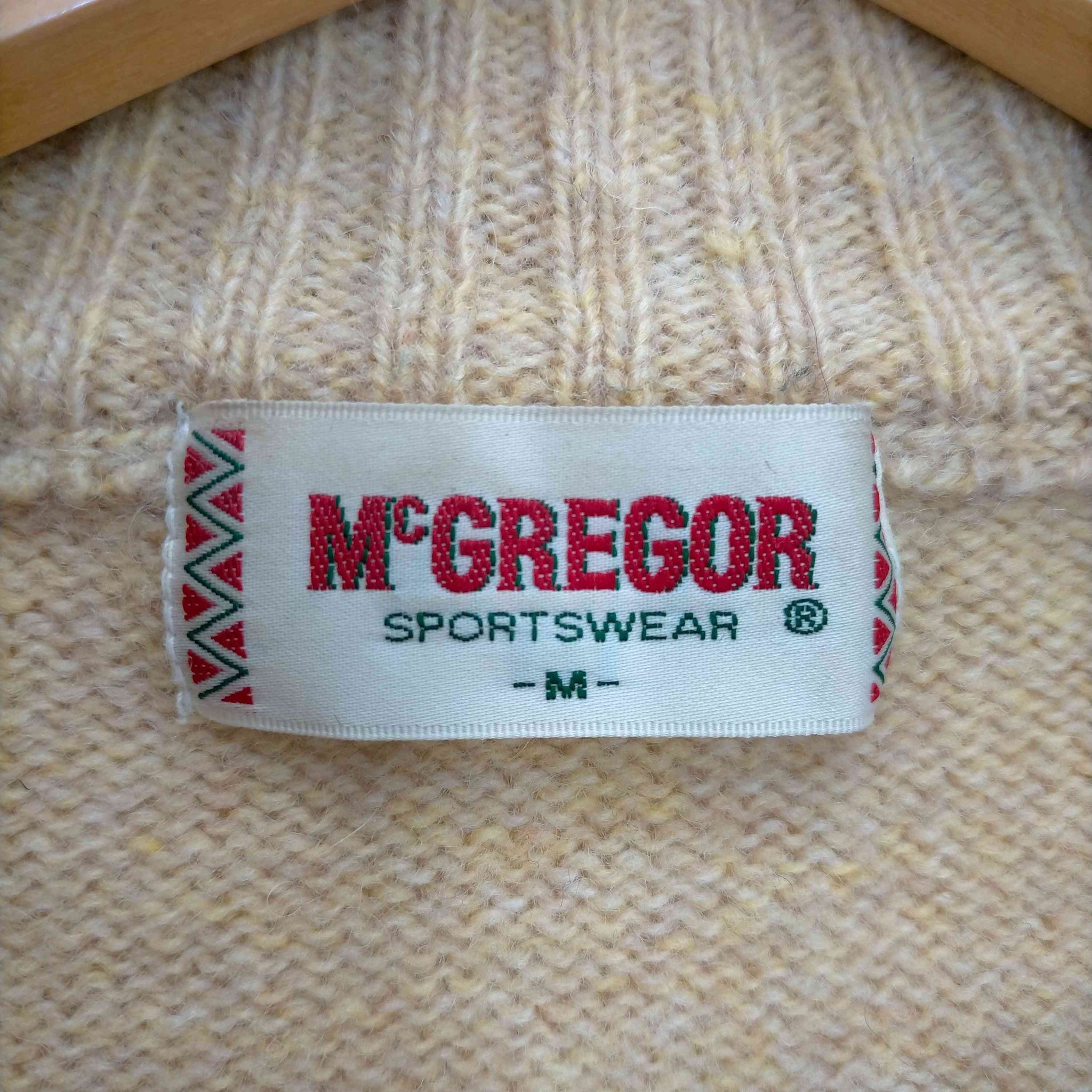 マックレガー　90s ハーフジップトレーナー　McGREGOR　一点物　希少