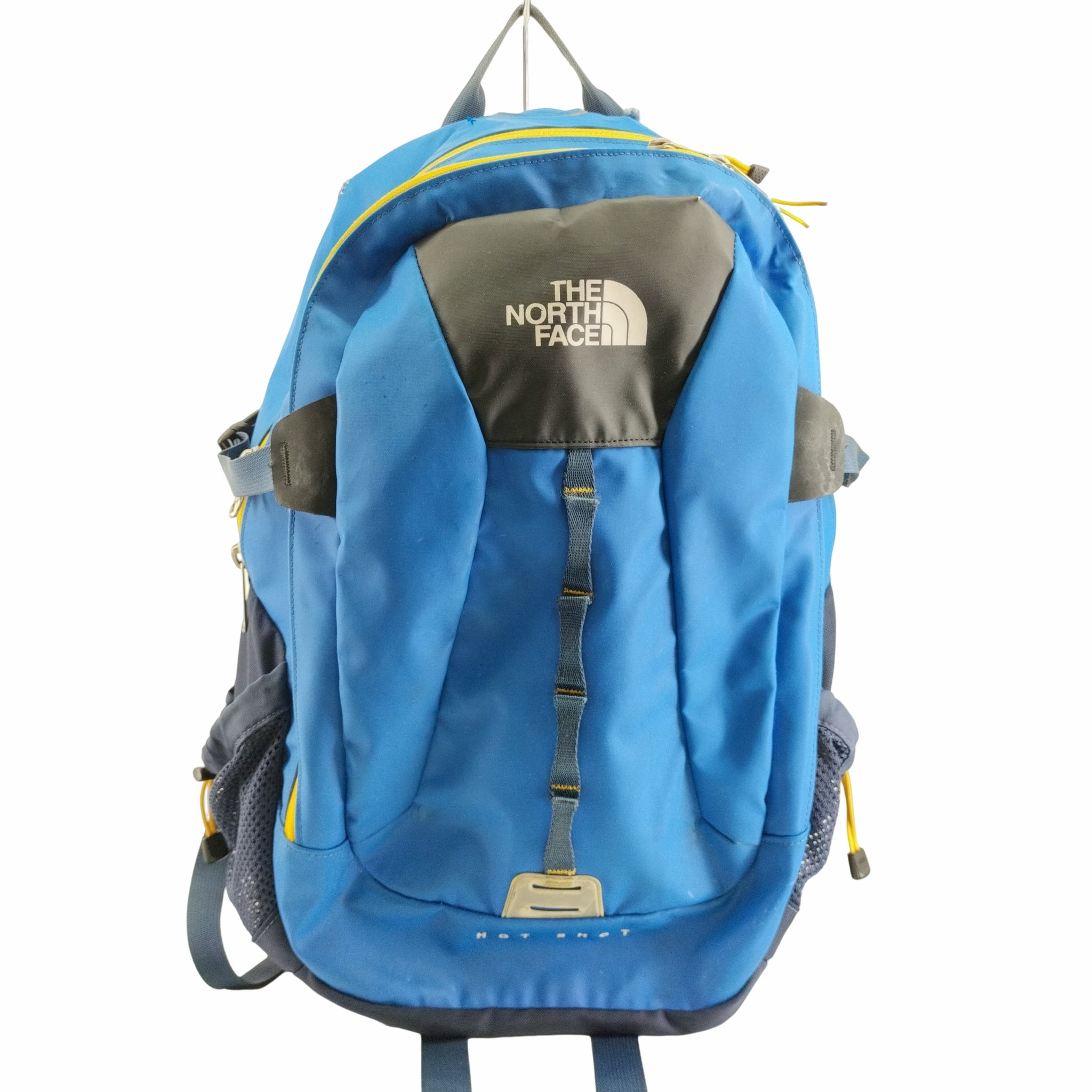 THE NORTH FACE(ザノースフェイス)HOT SHOT BACKPACK ブルー イエロー