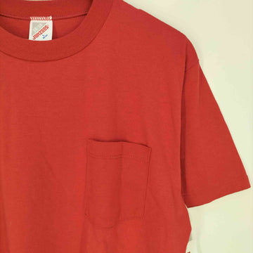 JERZEES(ジャージーズ)90s USA製 シングルステッチ クルーネックポケットTシャツ