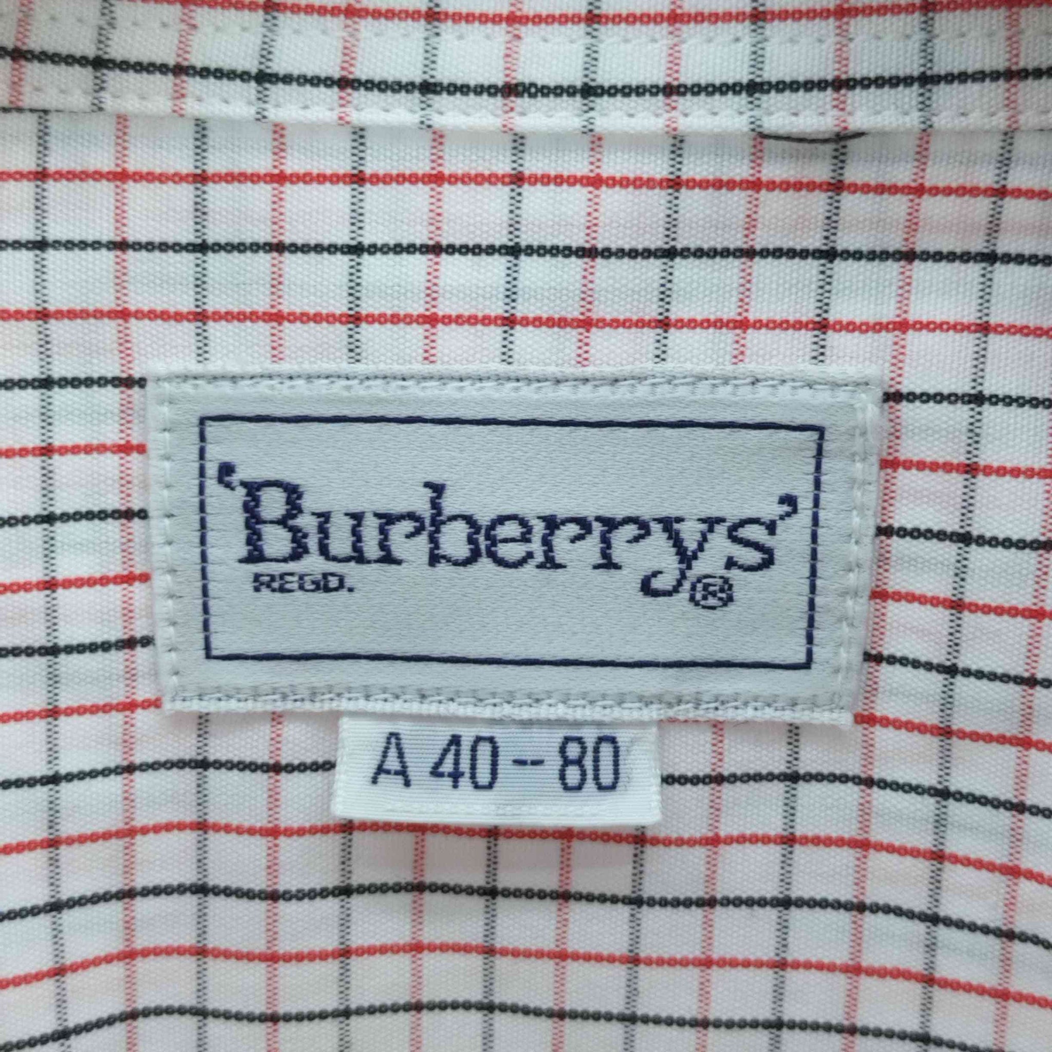 BURBERRYS(バーバリーズ)90S チェック B.D シャツ