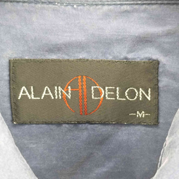 ALAIN DELON(アランドロン)フラップポケット 光沢 シルクシャツ ...