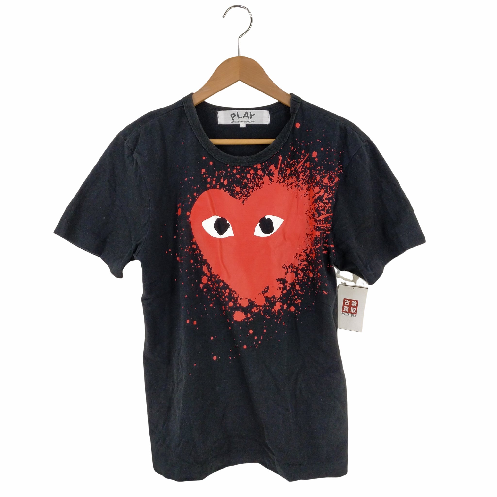 PLAY COMME des GARCONS(プレイコムデギャルソン)ハートプリントTEE