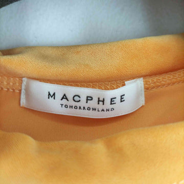 MACPHEE(マカフィー)シルキージャージー ハーフスリーブプルオーバー