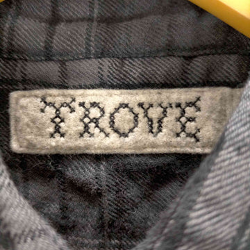 TROVE(トローヴ)シワ加工チェックシャツ