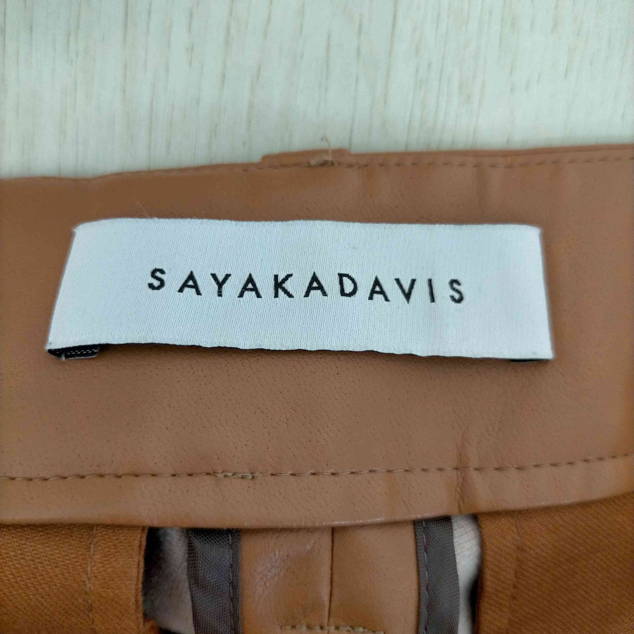 SAYAKA DAVIS(サヤカデイヴィス)フェイクレザーパンツ