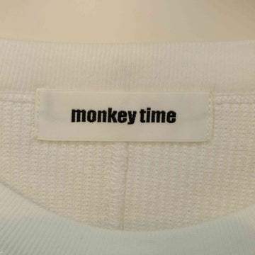 MONKEY TIME(モンキータイム)PIGMENT NEP TRIM NECK Tシャツ